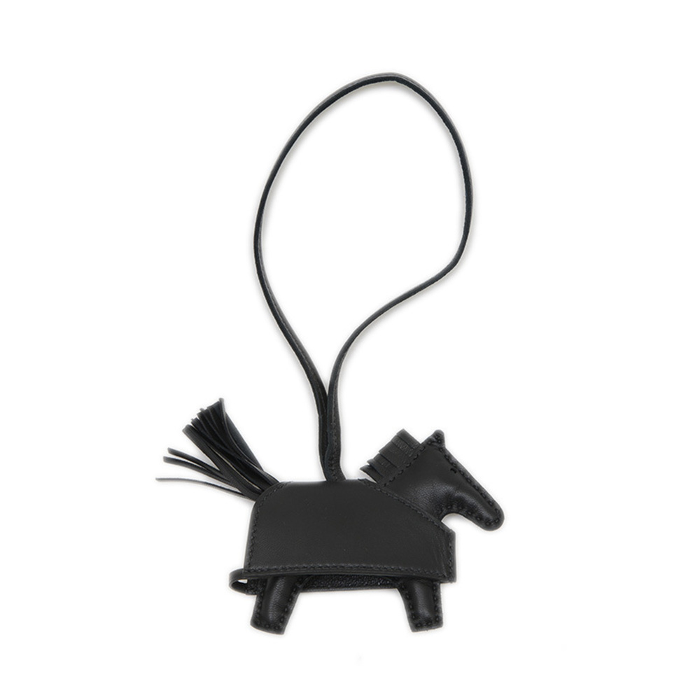 Hermes Hermès Rodeo Robeo Lock PM Bag Charm, Black, Gold Hardware, K Stamp - Picture 2 of 4